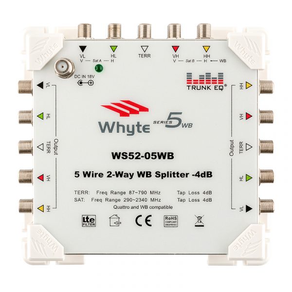 5-Wire 2-Way WB Splitter <br>(WS52-05WB)