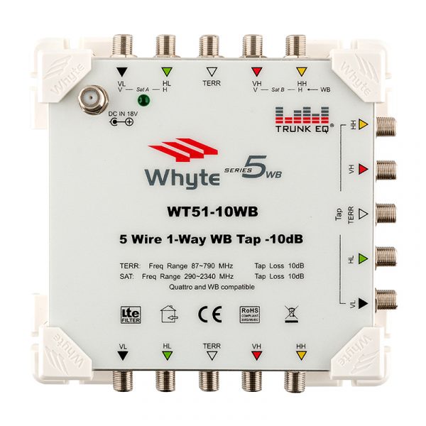 5-Wire 1-Way 10dB WB Tap <br>(WT51-10WB)