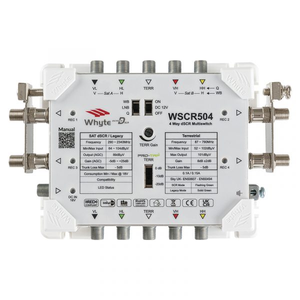 5-Wire 4-Way dSCR Multiswitch <br>(WSCR504)