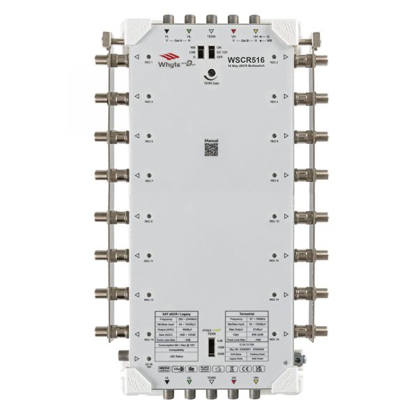 5-Wire 16 Way dSCR Multiswitch <br>(WSCR516)