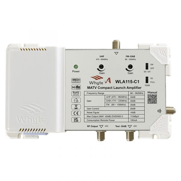 MATV Launch Amplifier 1 x Inputs <br>(WLA115-C1)